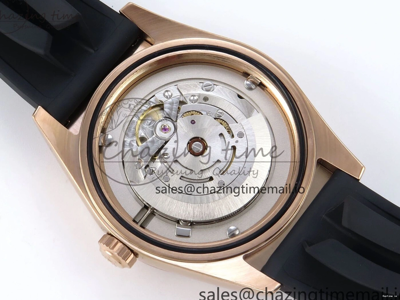 0104 Sky-Dweller 336235 RG ZF 1:1 Best Edition Gray Dial on Oysterflex Strap A23J (Gain Weight) SportInspired 908